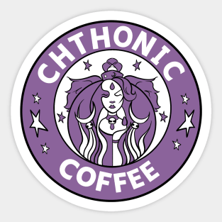 HADES Chthonic Coffee - Nyx Purple Sticker